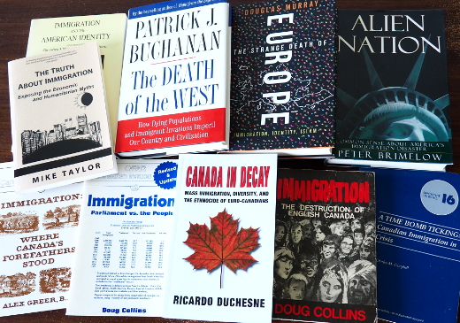 Canada in Decay by Ricardo Duchesne and other books on immigration